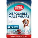 Simple Solution - Памперс за мъжки кучета , S 12бр, 30 - 48 см