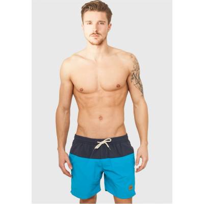 Urban Classics Men's Block Swimsuit Blue/Light Blue