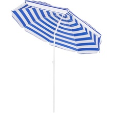 Zahradní slunečník 160 cm SPRINGOS VIVA BU0008 modro-bílý