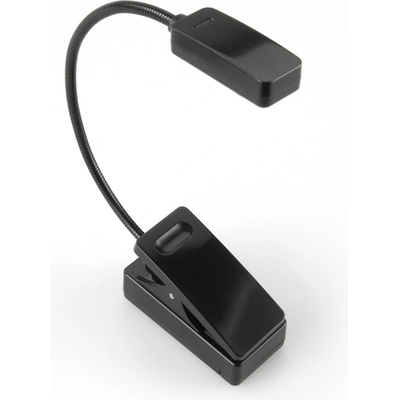 Bookchair Портативна лампа с клипс за книга Bookchair E-Booklight Черна (11342)