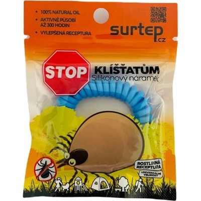 Surtep Animals Stop klíšťatům silikonový náramek