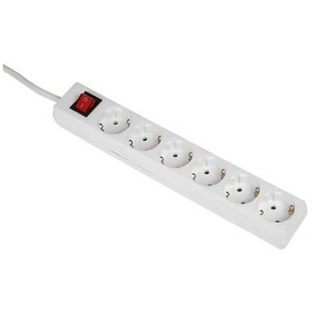 Hama 00030533 предпазител от пренапрежение Бяла 6 Изход(и) за променлив ток 230 V 3 м (0030533)