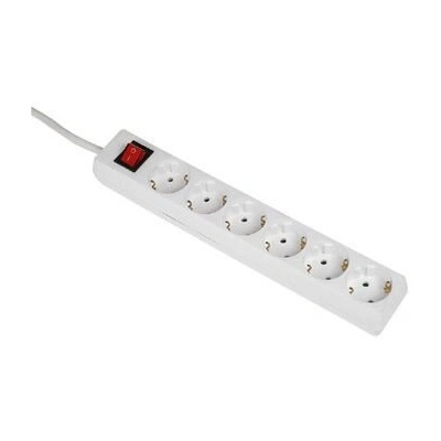 Hama 00030533 предпазител от пренапрежение Бяла 6 Изход(и) за променлив ток 230 V 3 м (0030533)