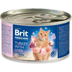 Brit Premium Котка Индийско пиле с Черен дроб 200 г