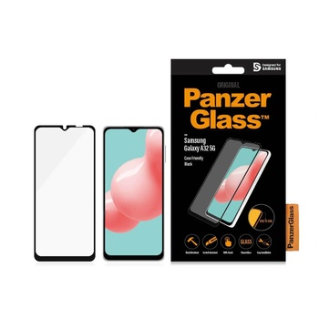 Panzer Защитно фолио PanzerGlass от стъкло за Samsung Galaxy A32 5G/ M12, Прозраченa/Черна рамка (7252) (7252)