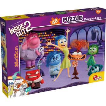 Lisciani Двулицев пъзел Lisciani за оцветяване от 48 части - Отвътре навън 2 (109791)