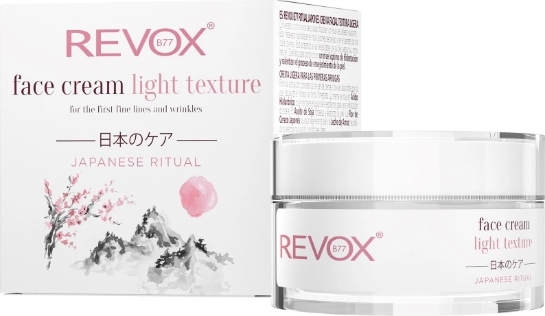Revox Cosmetics REVOX B77 Japanese Ritual Face Cream Light Texture Дневен крем дамски 50ml