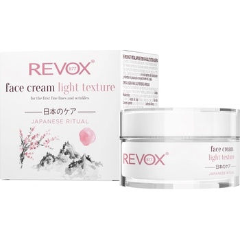 Revox Cosmetics REVOX B77 Japanese Ritual Face Cream Light Texture Дневен крем дамски 50ml