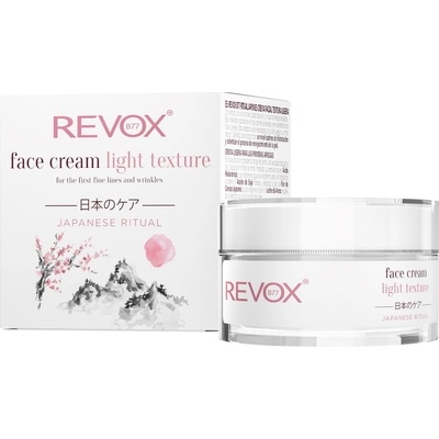 Revox Cosmetics REVOX B77 Japanese Ritual Face Cream Light Texture Дневен крем дамски 50ml