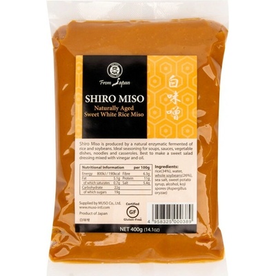 Country life s.r.o. MUSO Bílá rýže Miso shiro 400 g
