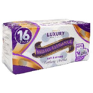 Missis Elegance - Тоалетна хартия Luxury 16бр (3800234422978)