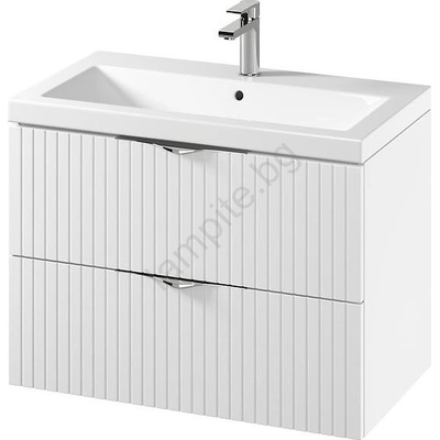 Cersanit S801-547 - Стенен шкаф за баня с умивалник TIRSO 80x45 cm бял (CS0203)