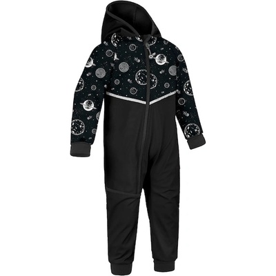 Unuo Batolecí softshellová kombinéza s fleecem Mini Černá Planety – Zbozi.Blesk.cz
