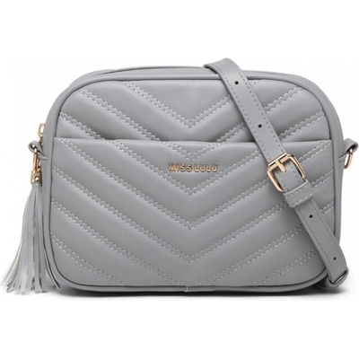 Miss Lulu dámska crossbody kabelka Anife sivá