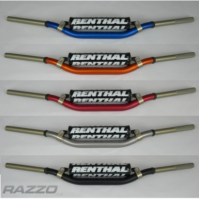 Řídítka na motokros Renthal TwinWall Handlebars 999-01 McGrath / KTM SX SXF 16-.. RMZ 18-.. 28,6 mm Oranžová