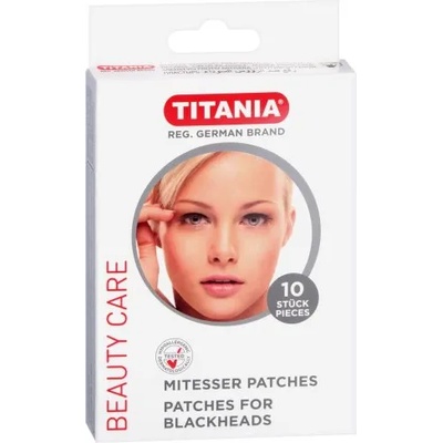 Titania Beauty Care Лепенки за почистване на черни точки 10 броя