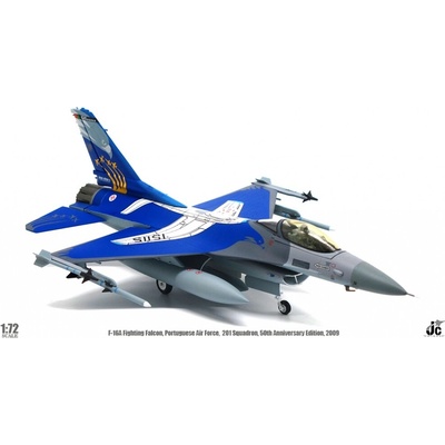JC Wings F-16A Fighting Falcon Portuguese Air Force 201 Sqn Monte Real AB Portugal Airbase 50th Anniversary 2009 1:72