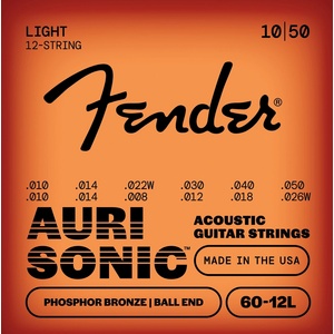 Fender Phosphor Bronze Acoustic Guitar Strings - Light 60-12L Струни за акустична китара (0730060423)