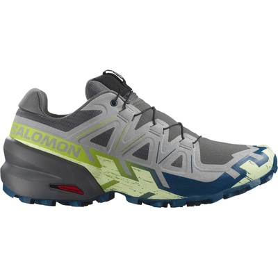 Salomon Мъжки маратонки Salomon Speedcross 6 Trail running shoes - Castlerock / Lime Cream / Poseidon - размер 49 1/3 (023-1200-1224)