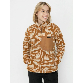 Columbia West Bend 1/4 Zip II camel brown hig