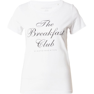 Einstein & newton Тениска 'Breakfast Club' бяло, размер S