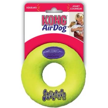 KONG air squeaker donut large - играчка за куче от гума, донът, с пищялка - САЩ - asd1e