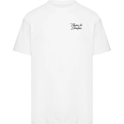 Mister Tee Тениска Flowers For Strangers Heavy Oversize Tee white XXLUB-MT4009-00220 - Тъмносив, размер XXL