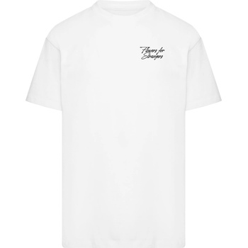 Mister Tee Тениска Flowers For Strangers Heavy Oversize Tee white XXLUB-MT4009-00220 - Тъмносив, размер XXL