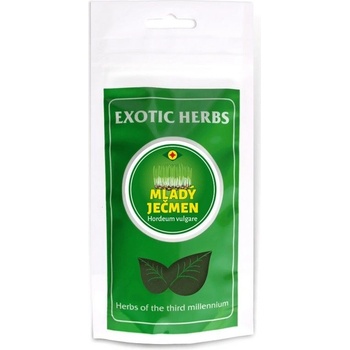 Exotic Herbs mlADÝ ZELENÝ JEČMEN 100% SUŠENÁ ŠŤÁVA V PRÁŠKU 75 g