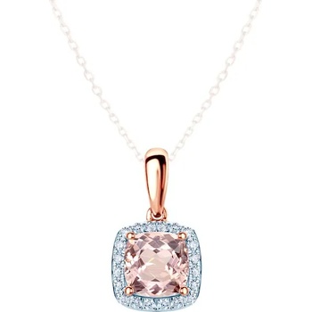 Image 1 of SAVICKI обеци: розово злато. морганити. диаманти