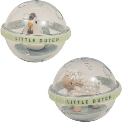 Rotujúca loptička Little Dutch 2ks Farma