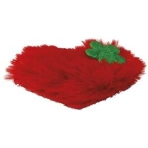 TITANUM Material decoration heart 45x40mm red 3pcs