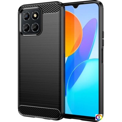 Huawei Honor 70 Lite Удароустойчив Carbon Fiber Калъф и Протектор
