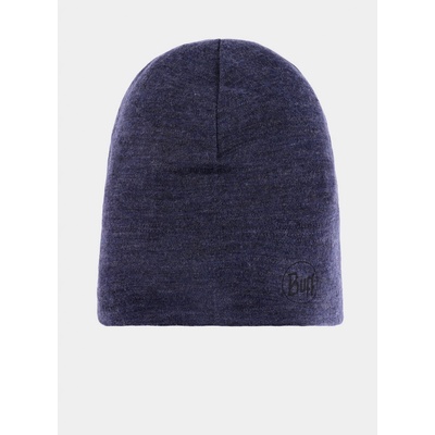 Buff Midweight merino Wool Hat night blue melange