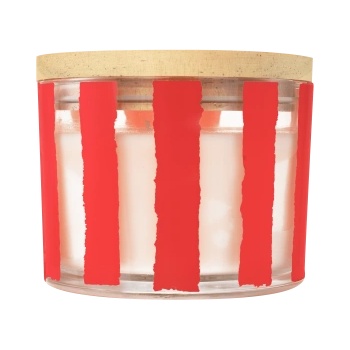 SOLVENT Import dod. PL Q Home свещ Peppermint Swirl Red 312 г