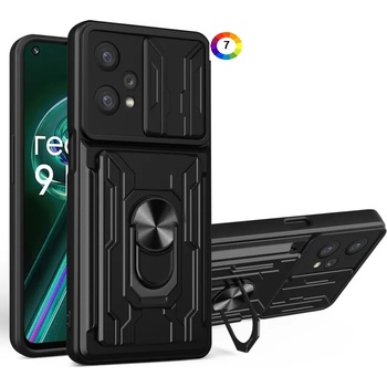 Image 1 of OPPO Realme 9 Pro Удароустойчив Ring Holder Калъф и Протектор