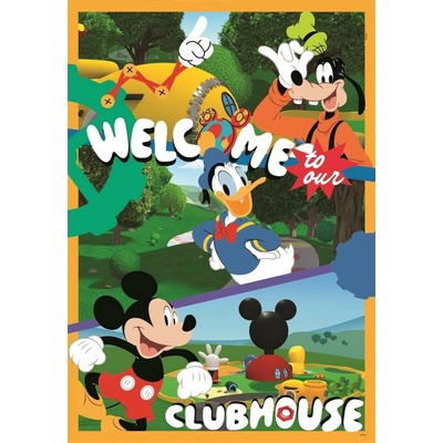 CLEMENTONI Mickeyho klbko MAXI 60 dielov