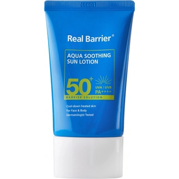 Real Barrier Aqua Soothing Sun Lotion zklidňující krém SPF50+ 50 ml