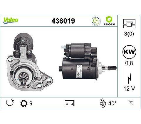 Startér VALEO 436019