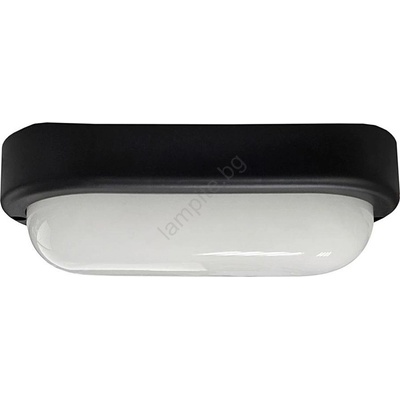 Baterie Centrum Екстериорна LED лампа за таван LED/15W/230V 4200K 20x9, 8 см IP64 черен (BC0686)