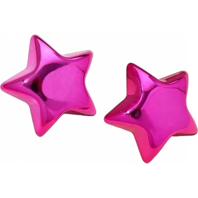 HARAHU Обеците AD-33120 - Star / Розова KP33120 (AD-33120)