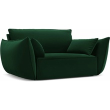 Mazzini Sofas Vanda Tmavozelené zamatové