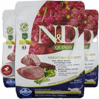 Farmina N&D Cat GF Quinoa Weight Managment Lamb 300 g
