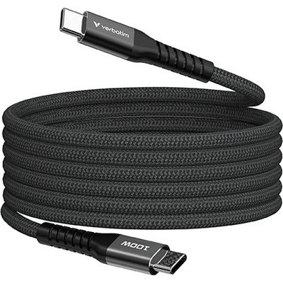 Verbatim 31863 USB, USB C samec - USB C samec, 100W, 1.2m, černý