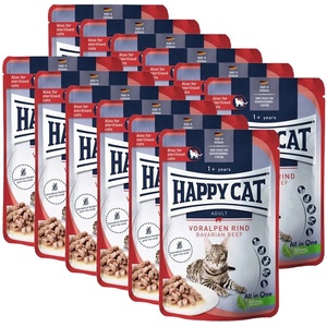 Happy Cat Капсула Happy Cat Culinary Voralpen Говеждо 12 x 85 г