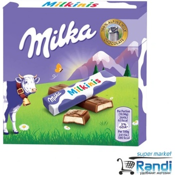 Milka Шоколад Milka Milkinis стик 44гр