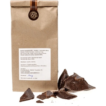 Čokoládovna Troubelice Hořká 83%, zlomky 500 g