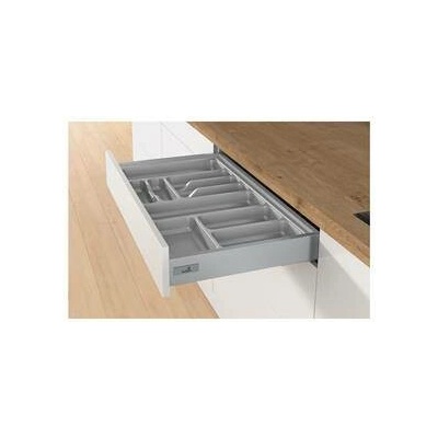 HETTICH Orga Tray 440 příborník, hloubka 370-440mm, šířka 350mm, stříbrná