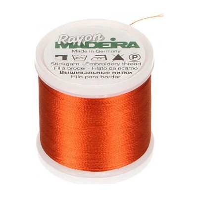 Vyšívací nit Madeira Rayon č. 40 (200m) barva 1021 rust