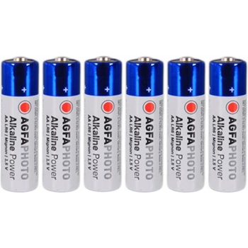 Image 1 of AgfaPhoto Батерии AGFA PHOTO алкaлни LR06 AA 1.5V (6бр) - Код W4216